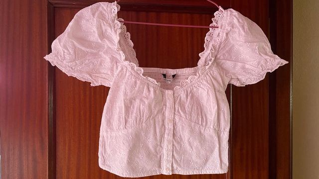 crop top blanco