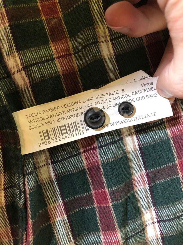 Camicia Flanella Unisex Piazza Italia S