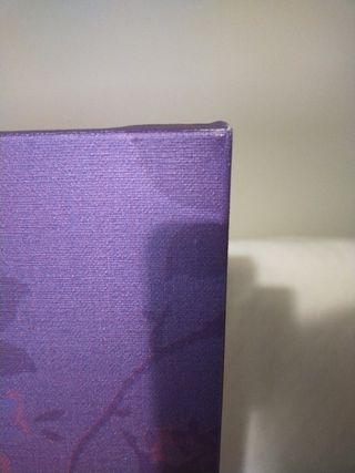 cuadro lienzo cuadrado morado 90x90