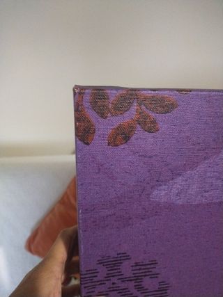 cuadro lienzo cuadrado morado 90x90