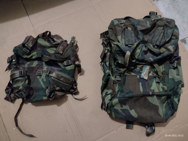 Zaino militare EI originale 