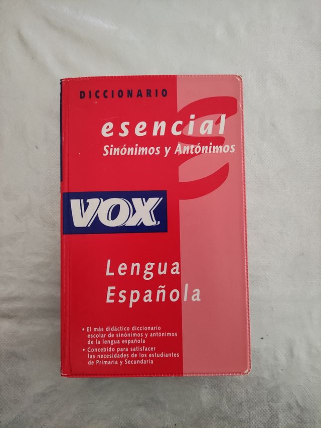 Diccionario Sinónimos y Antónimos Vox