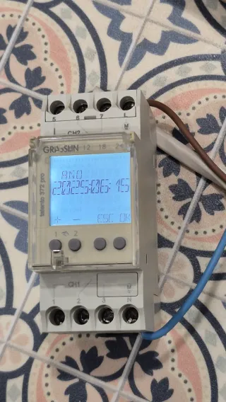 Interruptor horario Grasslin Talento 372pro