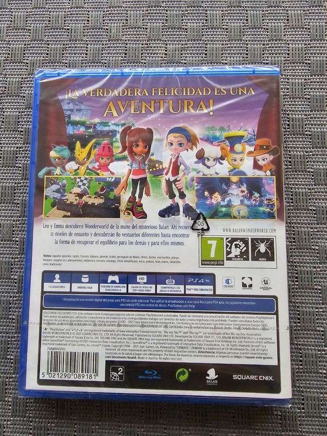 Balan Wonderworld ps4 ps5 precintado