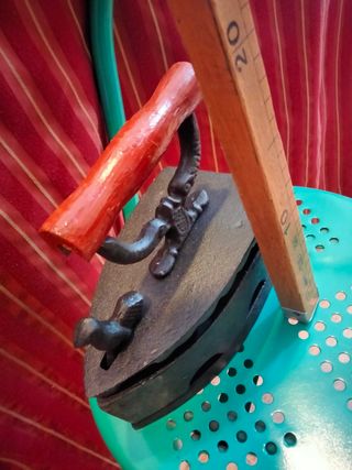 Plancha antigua retro de hierro (nueva)