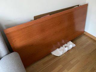 Cabecero, mesitas y cajonera