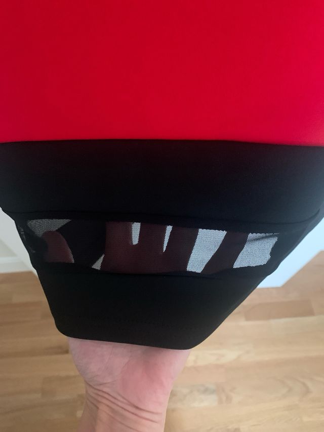 Vestido tubo Quiz color rojo talla 40