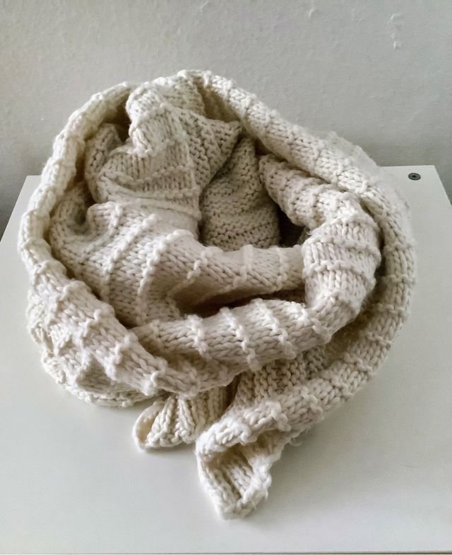 Bufanda larga de lana