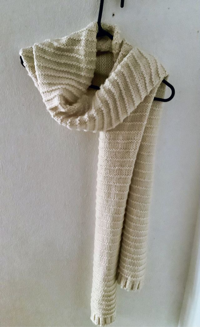 Bufanda larga de lana