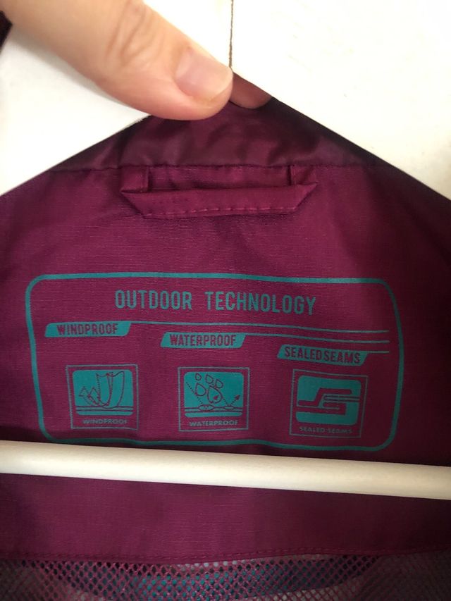 Cortavientos bicolor