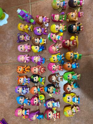 Lote de Pinypon 60 muñecos + complementos, hambur