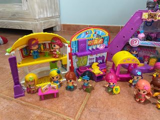 Lote de Pinypon 60 muñecos + complementos, hambur