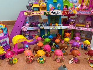 Lote de Pinypon 60 muñecos + complementos, hambur