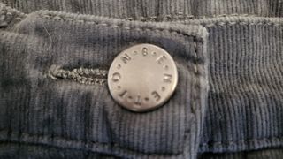 Pantaloni velluto grigio bimba Benetton