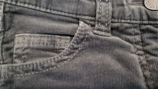 Pantaloni velluto grigio bimba Benetton