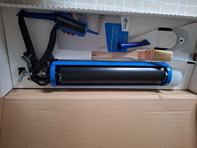 Pistolas selladoras placas de yeso nueva.