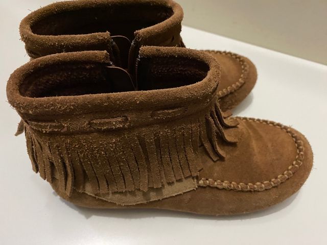 botas de ante de niña talla 35