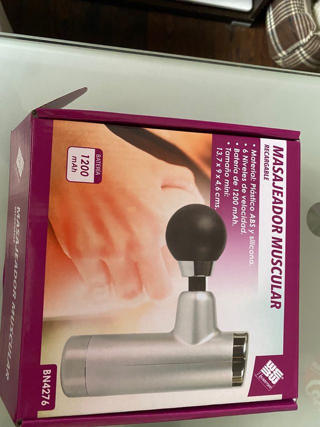 Masajeador muscular recargable