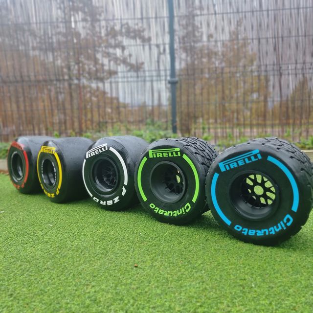 Set completo Pirelli PZero F1 "Decoración"