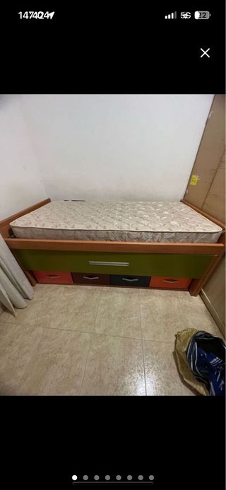 Cama nido con cajones