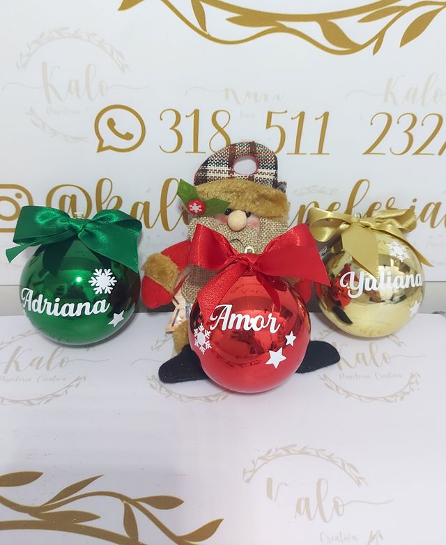 Bolas de Navidad Personalizadas