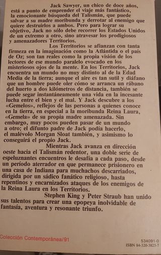 El Talismán, de S. King-P. Strub