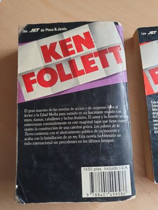 Lote dos libros Ken Follet