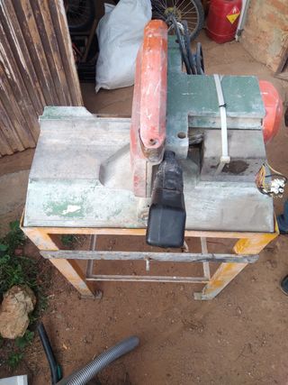 mesa sierra corte encofrado madera