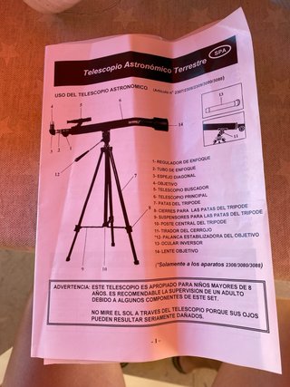 telescopio astronomico terrestre