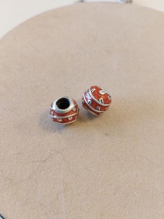 Dos Charms Pandora Rojo