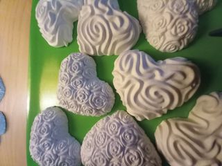 Cuoricini di gesso