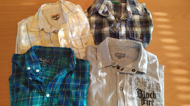 Pack de 4 camisas de marca