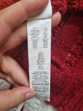 Jersey granate Stradivarius