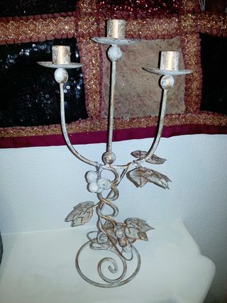CANDELABRO NAVIDEÑO METALICO