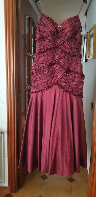 Vestido de Madrina de Boda y Fiesta.
