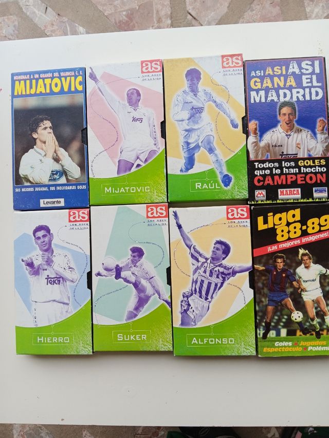 Pack videos fútbol VHS