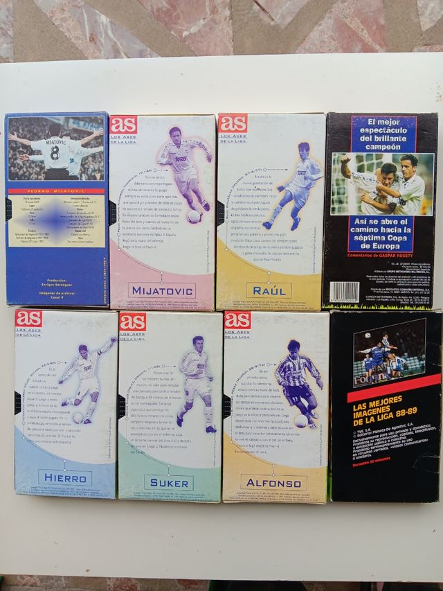 Pack videos fútbol VHS