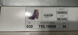 Botines Formula Joven.N°36.