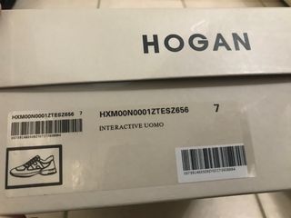 Sneakers uomo Hogan Interactive blu denim n. 41.5