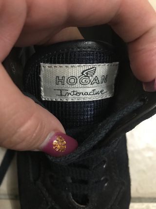 Sneakers uomo Hogan Interactive blu denim n. 41.5