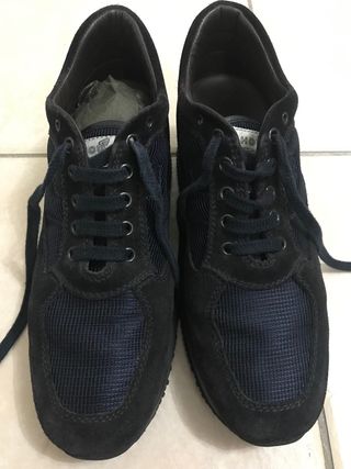 Sneakers uomo Hogan Interactive blu denim n. 41.5