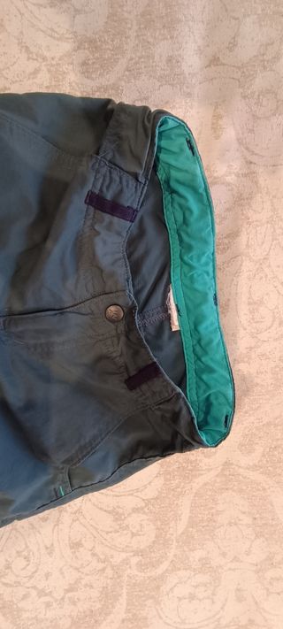 pantalón treking Niño decatlón desmontable.