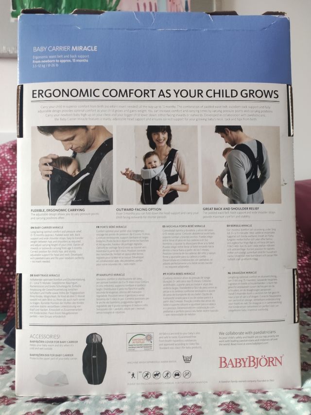 Mochila portabebés Babybjorn 