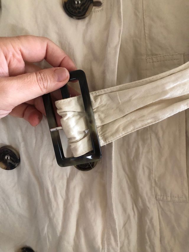 Gabardina Zara manga corta