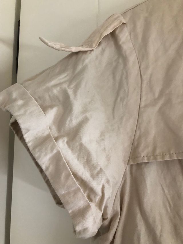 Gabardina Zara manga corta