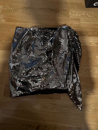 falda lentejuelas zara