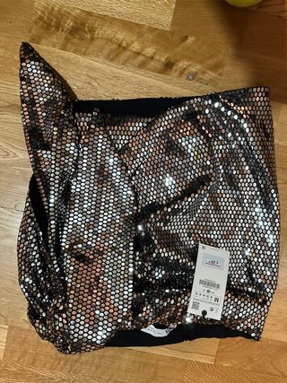 falda lentejuelas zara