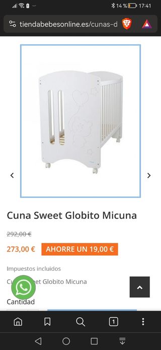 Cuna Sweet globito