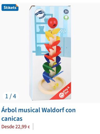 Pista canicas musical Montessori