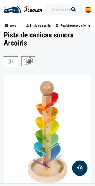 Pista canicas musical Montessori